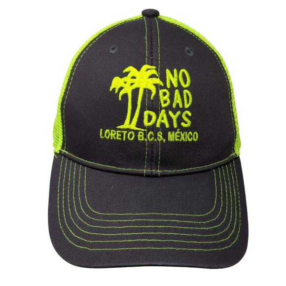 Unbranded Other - No Bad Days Snapback Trucker Hat Multicolor One Size Embroidered Outdoor